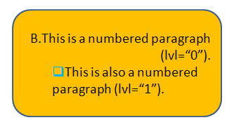 Shape with text - list styles